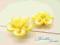 fm140s koraliki FIMO kwiatki bia-żółte 9x20mm_2szt