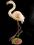 Przepiękna figurka z mozaiką - Flaming 32cm