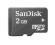 Karta MicroSD Karty Micro SD 2GB Sandisk NAJTANIEJ