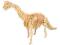 DINOZAUR BRACHIOSAURUS DREWNO 3D J013 somap TYCHY