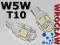 Zarowki postojowki W5W T10 SMD LED SUPER postojowe