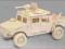 AUTO JEEP drewniane puzzle przestrzenne 3D