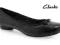 KLASYCZNE BALERINKI CLARKS COCOA CREME CZARNE 36