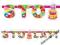 BANER urodzinowy STO LAT, girlanda 16x115 cm, GRL4