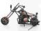 Figurka stalowa brązowa - motocykl 207-0206