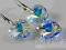 ~HIT~ PS Swarovski komplet 14 mm Serce 4 KOLORY AB