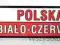 Tablica rejestracyjna Polska Wszystko Dla Kibica