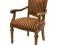Krzesło lite drewno rzeźbione egzotyczne drewno
