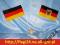 Flaga Niemiecka 11x6cm - flagi Niemcy Niemiec