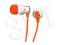 SŁUCHAWKI DOUSZNE MEMOREX EAR BUD CB25 ORANGE TI