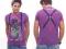 T-shirt Wasabi 1182 Violet rozm. M