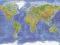 Mapa świata - plakat 91,5x61cm