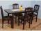 ada-meble NIKOLA stół kuchenny70x120/150 4 krzesła