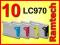 10 TUSZ BROTHER LC1000 LC970 LC960 DCP-130C 135C