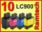 10 TUSZ BROTHER LC900 LC-900 DCP-110 DCP-115C FV