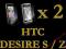 FOLIA x2 HTC DESIRE S / Z / HD / WILDFIRE S i INNE
