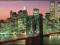 NOWY JORK - MANHATTAN by NIGHT - plakat 31x92cm !