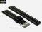 pasek do zegarka 20 mm DILOY 362.20.1 czarny