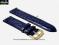 pasek do zegarka  24 mm  DILOY 325.24.5 granatowy
