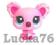 LITTLEST PET SHOP # 2064 Różowy koala + PAWIAN