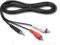 KABEL JACK 3,5 -2x RCA CINCH 1,5M K12 LEKKI JAKOŚĆ