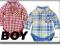 NEXT WIOSNA BODY-KOSZULA BLUE/RED 0-3 M