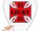 Kostka Dunlop Lucky 13 - Red Cross - 0.73 mm