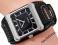 Czarny Zegarek Perfect Retro - Długi Pasek