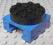 30516 Blue Turntable 4 x 4 Locking Grooved Base