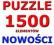 PUZZLE 1500 elem. 38 wzorów CASTORLAND SUPER CENA