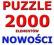 PUZZLE 2000 elem.14 wzorów CASTORLAND SUPER CENA