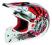 KASK NITRO 608MX BEDLAM BLK/WHT/RED CROSS ENDURO