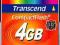 Transcend CF Card (133X)4GB GW FV TYCHY