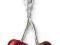 Zawieszka Charms - Wisienki bordowe 01/024