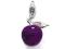 Zawieszka Charms - Jabłko fioletowe 01/006