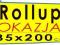Rollup 85x200 kaseta+wydruk -WYSOKA JAKOŚĆ- Kraków