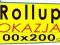 Rollup 100x200 kaseta+wydruk -WYSOKA JAKOŚĆ-Kraków