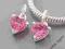 ZAWIESZKA MODULOWA ROZOWE SERCE  CHARM  nr92