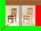 Krzesło sosnowe w kolorze naturalnej sosny. NOWE!!