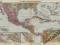 AMERYKA ŚRODKOWA. KARAIBY. Mapa z 1938 roku