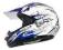 PROMOCJA -37% KASK ENDURO HJC FANG BLUE/WHITE - XL