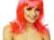CZERWONA PERUKA HIT NA SYLWESTER NOWY ROK DG1200
