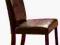 Krzesło drewniane wenge KERRY BIS salon eco skóra