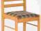 Krzesło drewniane tapicerowane BRUNO kuchnia