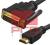 KABEL HDMI 19PIN-DVI 2M GOLD v1.3b FULL HD