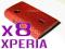 XPERIA X8 ~ ETUI POKROWIEC ~ MESH CASE +FOLIA X 8