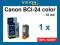 CANON BCI24C iP1500 iP2000 i250 i350 i450 S100