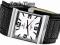 CZARNO-BIAŁY MĘSKI ZEGAREK NA SZEROKIM PASKU RETRO