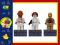 LEGO STAR WARS 852843 C3PO, Princess Leia, Ackbar