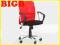 Obrotowy fotel biurowy TONY czerwony BIGBDom